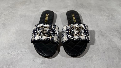 Sandali chanel multicolore - chanel,