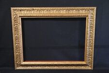 cornice stile rinascimentale legno intagliato dorato guazzo antica grande