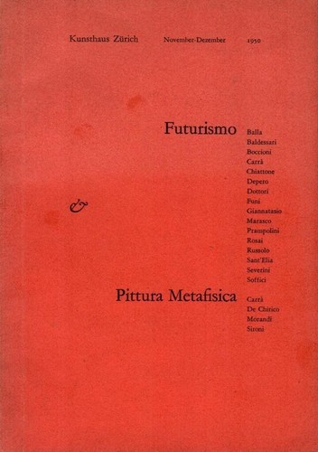 Futurismo pittura metafisica - futurismo,