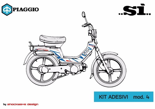 Grafiche telaio ciclomotore - telaio,