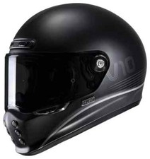 CASCO MOTO HJC V10 TAMI NERO OPACO FULL FACE VINTAGE RETRÒ STILE CLASSICO