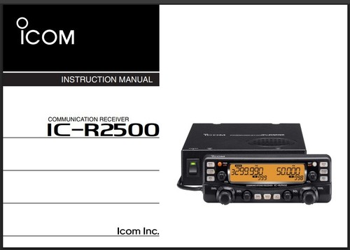 Icom r2500 manuale di - manuale,