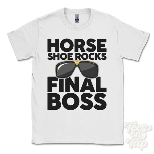 Maglietta scarpa cavallo rocks - cavallo,