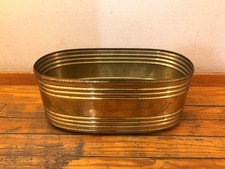 Vecchio portavasi in ottone su