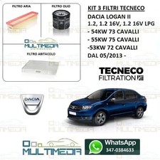 KIT TAGLIANDO 3 FILTRI TECNECO