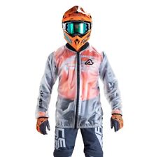 ACERBIS RAIN PRO 3 GIACCA ANTIPIOGGIA IMPERMEABILE CROSS ENDURO TRASPARENTE XXXL