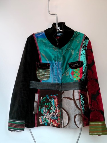Desigual giacca patchwork
