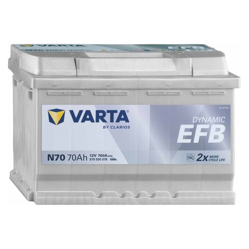 Batteria varta n70 efb 70ah - varta,