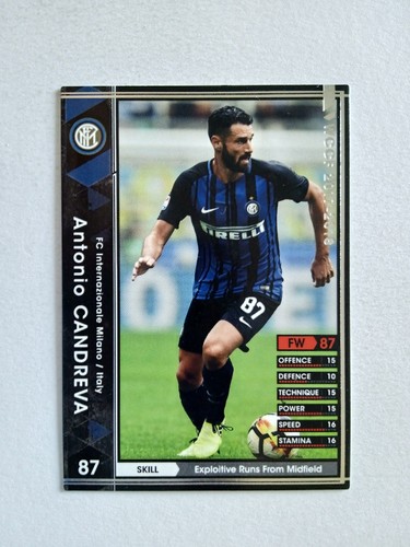 Card panini wccf 2017 - panini, 2017/18