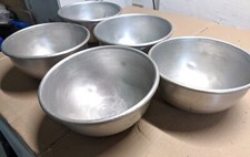 5 Stampi usati alluminio zuccotto, 16 cm, torta, dolce, professionali