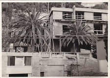 FOTO VILLA IN COSTRUZIONE AD ALASSIO ANNI '60 11-306