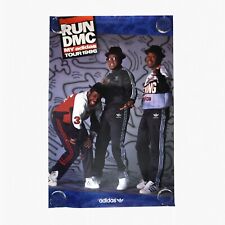Poster Adidas x Run DMC x Keith Haring My Adidas Tour 1986 NOS Vintage Hip Hop
