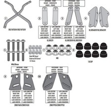 Kit portapacchi givi sr2167 - givi,