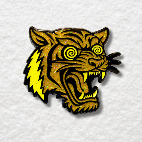 Spilla smaltata tigre - spilla,