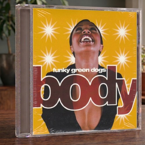 Funky green dogs - green, body