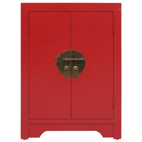 Comodino rosso 38x28x52 - comodino,