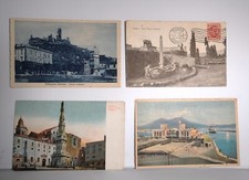 4 CARTOLINE PAESAGGISTICHE DI CITTA' ITALIANE FORMATO PICCOLO