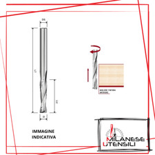 Fresa per legno Ø8x45x90 Z2