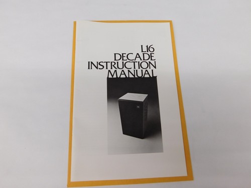 Jbl l16 altoparlante manuale - jbl,