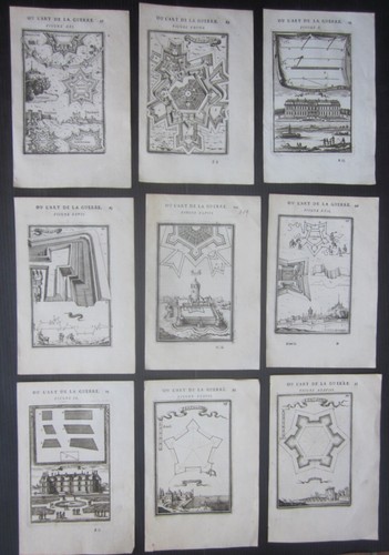 1685 fortificazioni tavole - 1685,