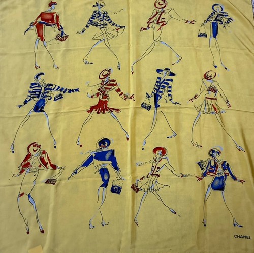 Sciarpa seta chanel vintage