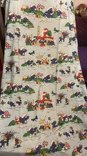 Vintage Smurfs Flat Sheet