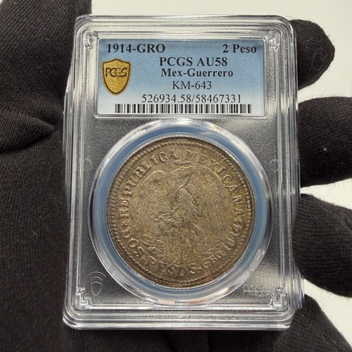 Messico pesos 1914 gro - -,