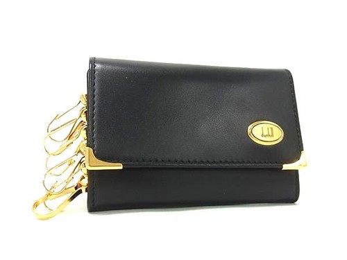 Dunhill leather key case men - key,