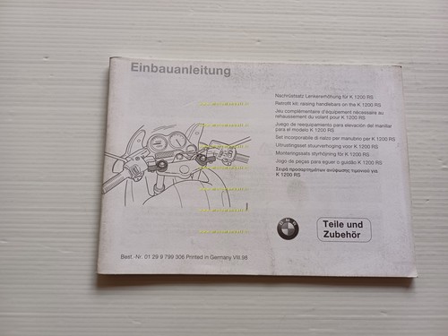 Bmw 1200 1998 opuscolo - k,