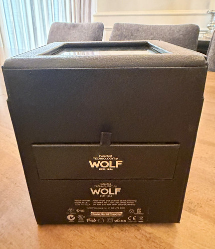 Wolf orologio avvolgitore nero - wolf,