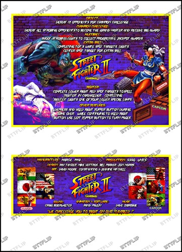 Gottlieb street fighter 1993 - street,
