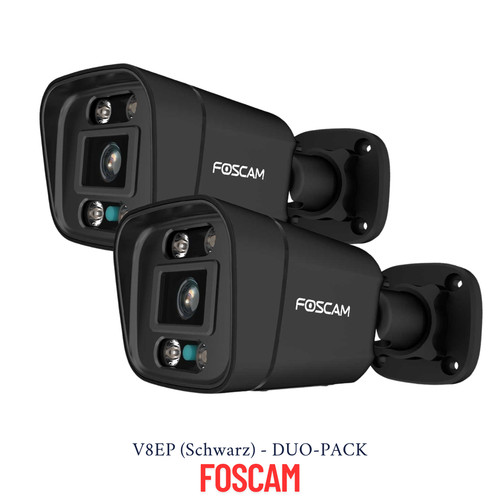 Foscam v8ep nero 8mp - x,