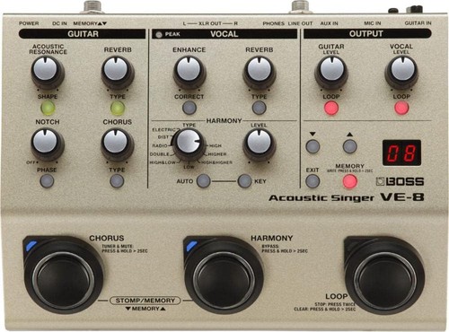 Boss acoustic singer - ve-8,