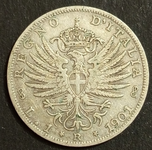 Lira 1901 aquila sabauda - lira, bb