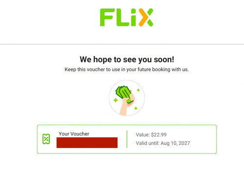 Voucher viaggio flixbus - voucher,