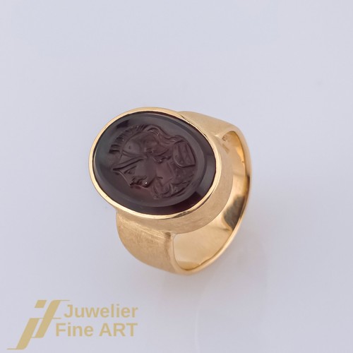 Anello corniola fatto a - corniola,
