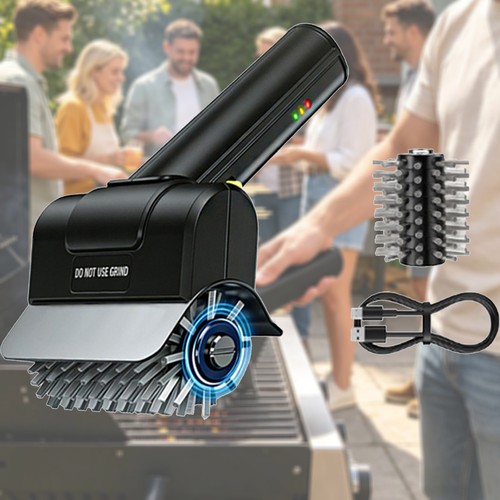 Spazzola elettrica barbecue - spazzola,