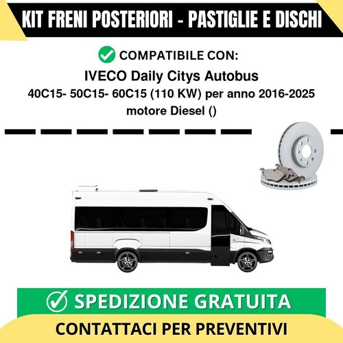 Kit freni posteriori iveco - kit,