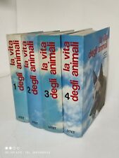 La Vita degli Animali 4 Volumi enciclopedia completa UTET anni 70