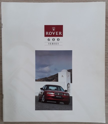 Rover 600 range brochure - 600,