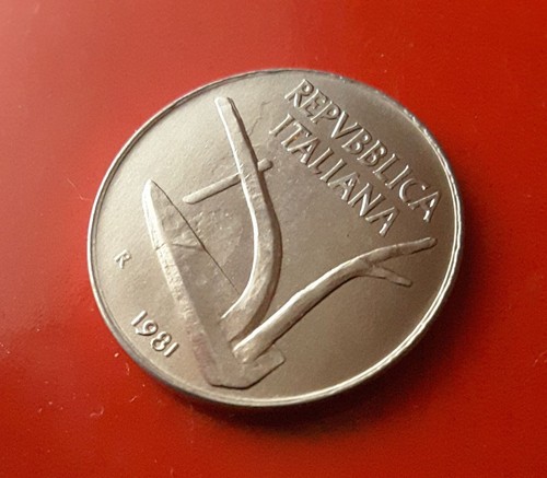 Lire 1981 errore più - 10, -piÙ