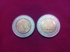 500 lire 1993 Banca d'Italia e 1996 ISTAT - commemorative