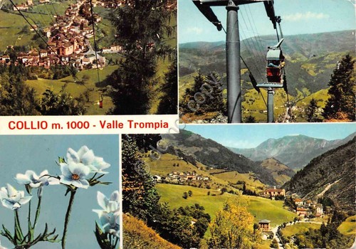 Cartolina collio valle trompia - cartolina,