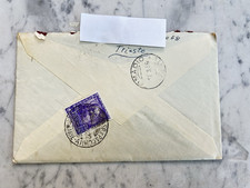 VECCHIA BUSTA VIAGGIATA CON LETTERA INTERNA OLD TRAVELED ENVELOPE