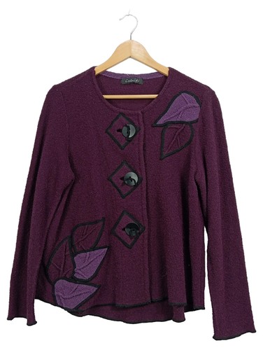 Cataldi cardigan donna viola - cardigan,