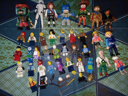 Lotto lego minifigures misti - lotto,