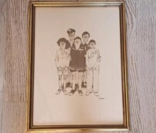 Quadro stampa disegno alberto - quadro, stampa/disegno-alberto