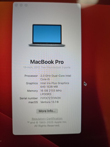 Apple macbook pro - intel, i5