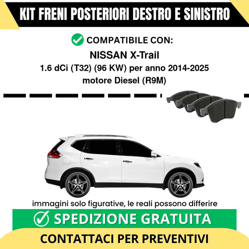 Pastiglie freno posteriori - pastiglie,