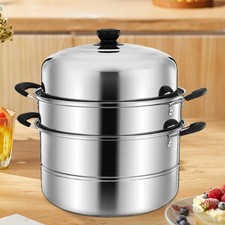 Pentola a vapore con coperchio